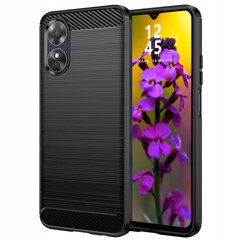 

Etui do Oppo A17 Pancerne Karbon Szkło