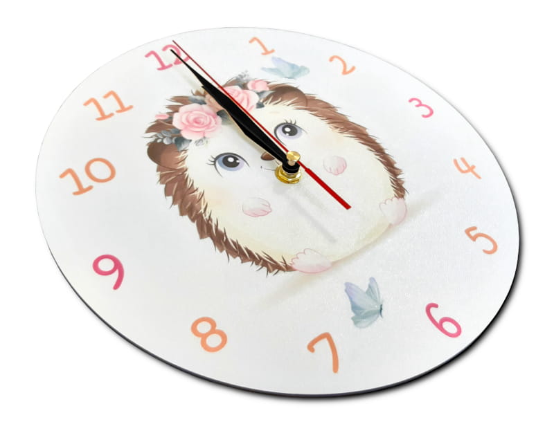 Zegar z kotkiem słodki kotek kot Pora na mizianie Bohater brak