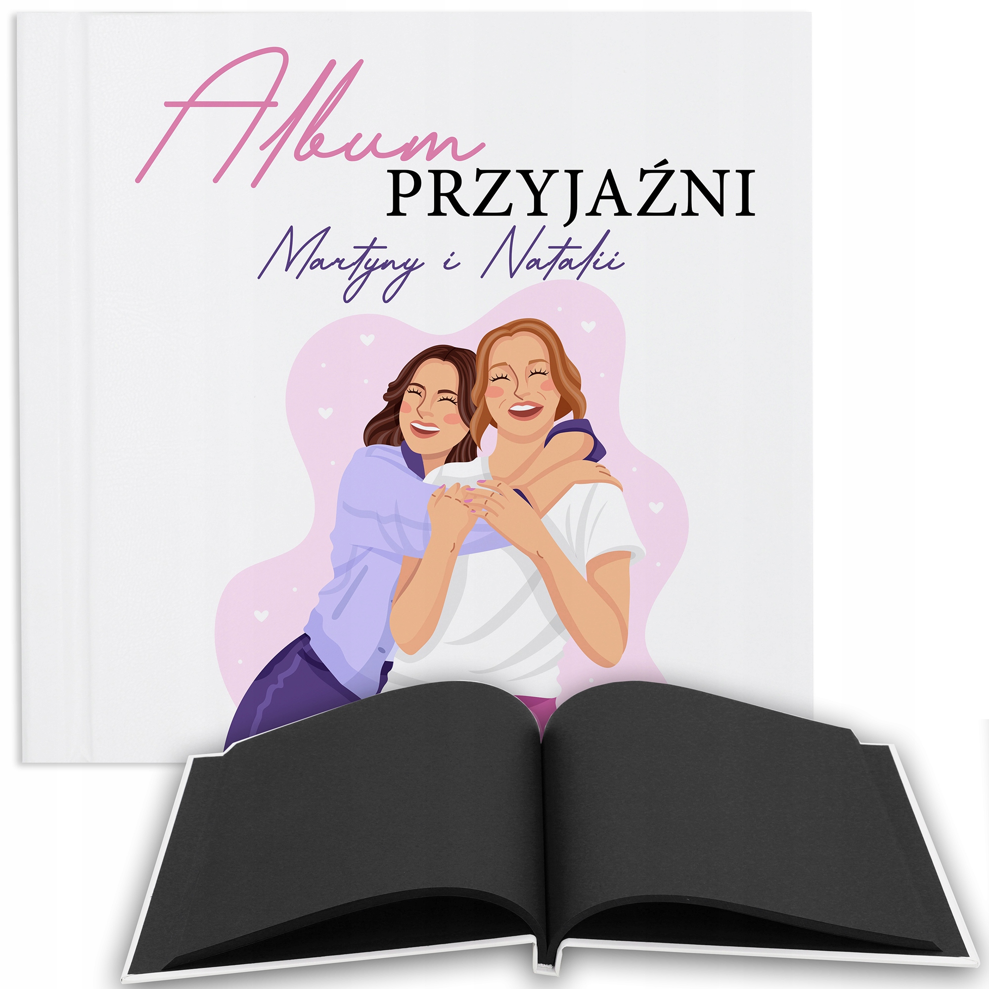 Album na Dárek pro kamarádku Černé stránky Wz