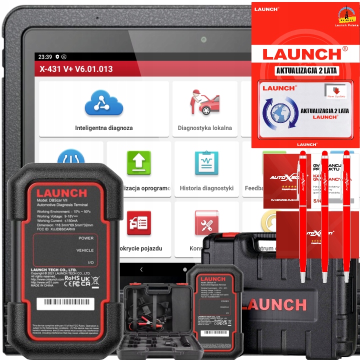 Launch X431 PRO3 V+ 5.0 New Tester Diag 10" Profesionálny poľský jazyk