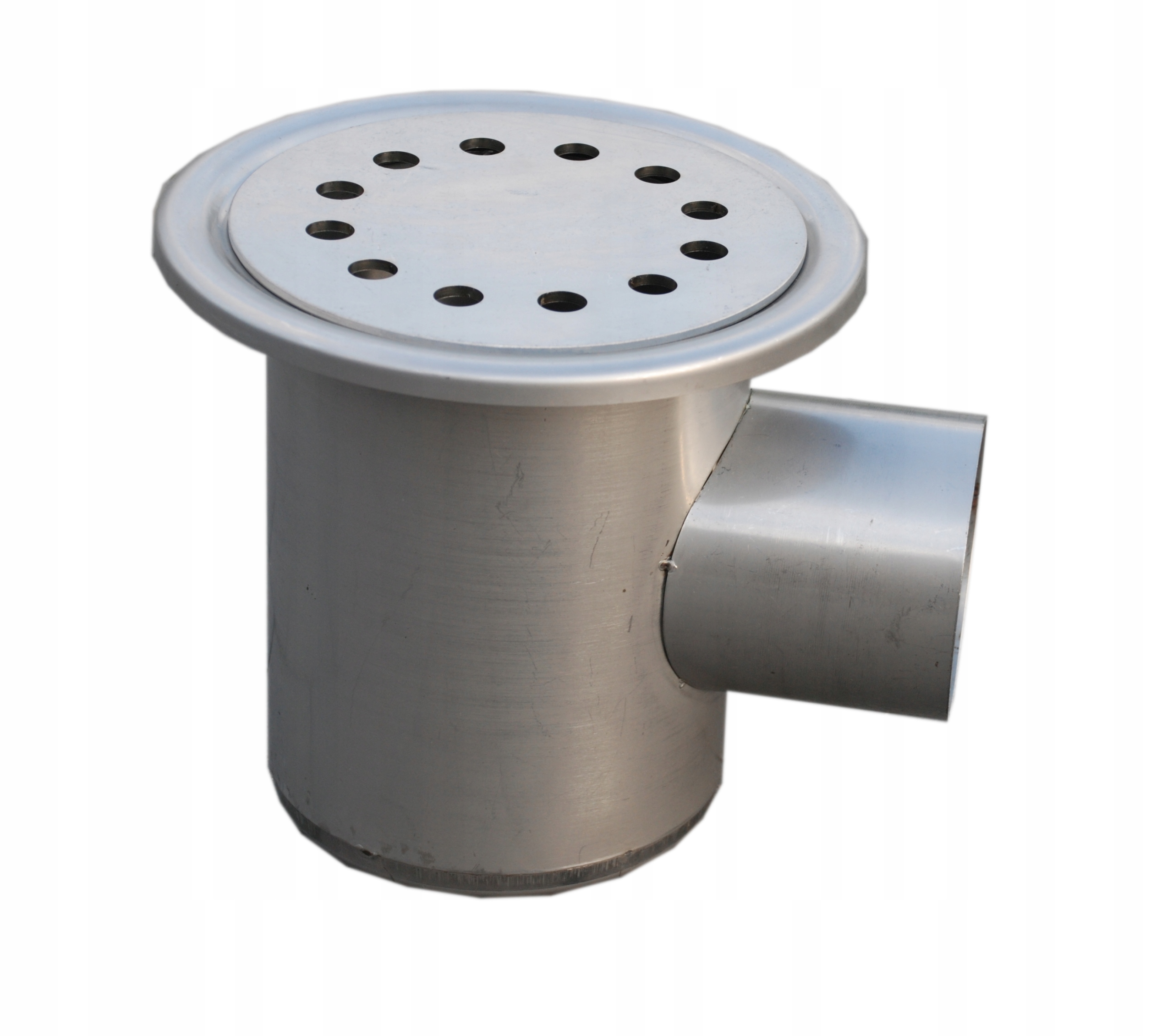 Nerezová kanalizačná mriežka s bočným odtokom, podlahová drážka