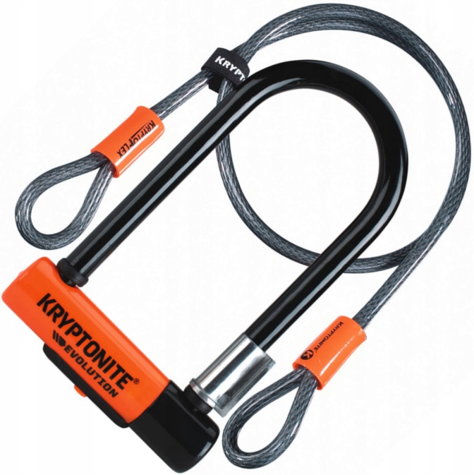 Zámek U-Lock Kryptonite Evolution Mini 7 lanko Kryptoflex