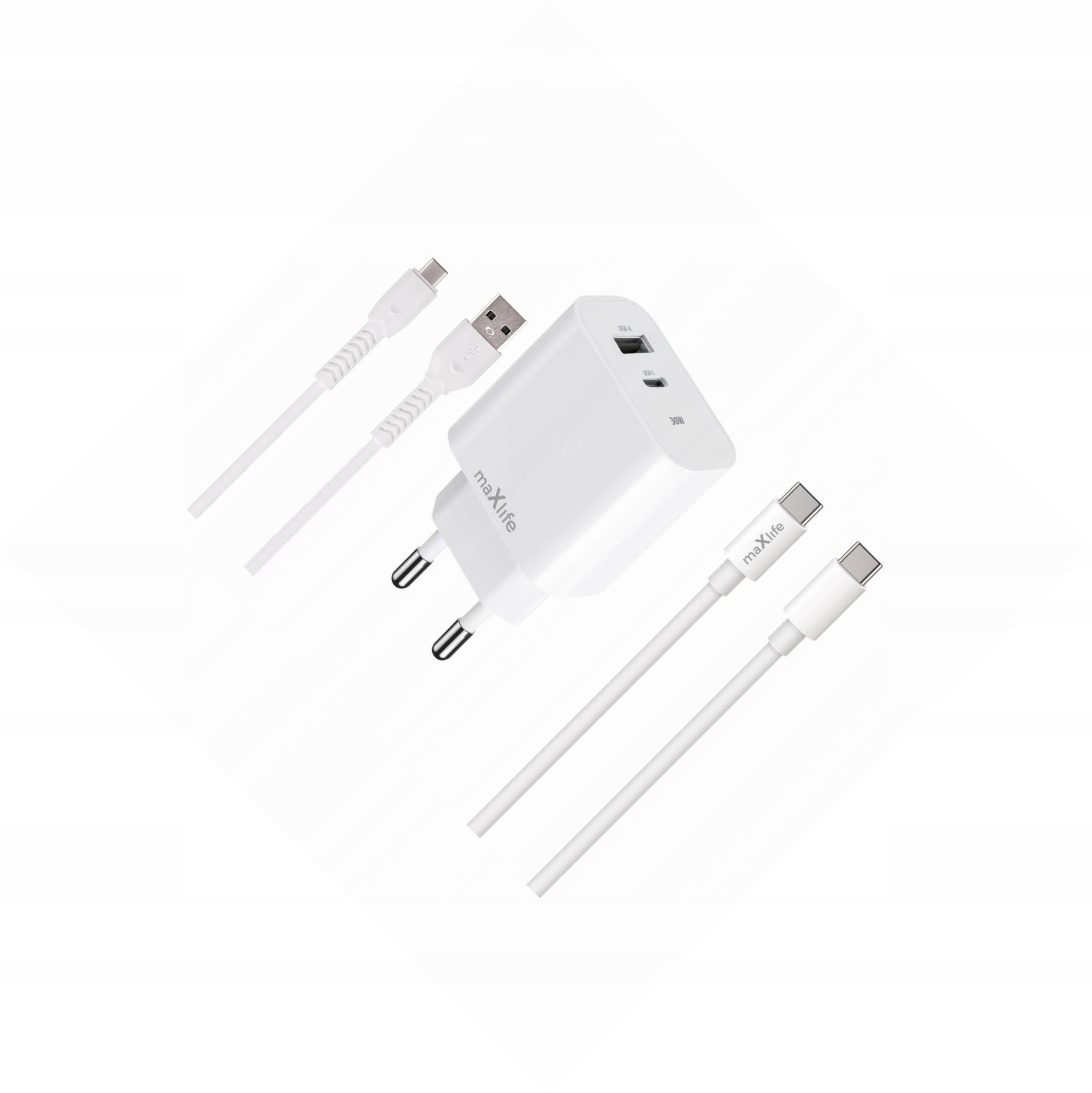 Szybka ładowarka 30W 2 wejścia z dwoma kablami Usb-c do Motorola Moto G15