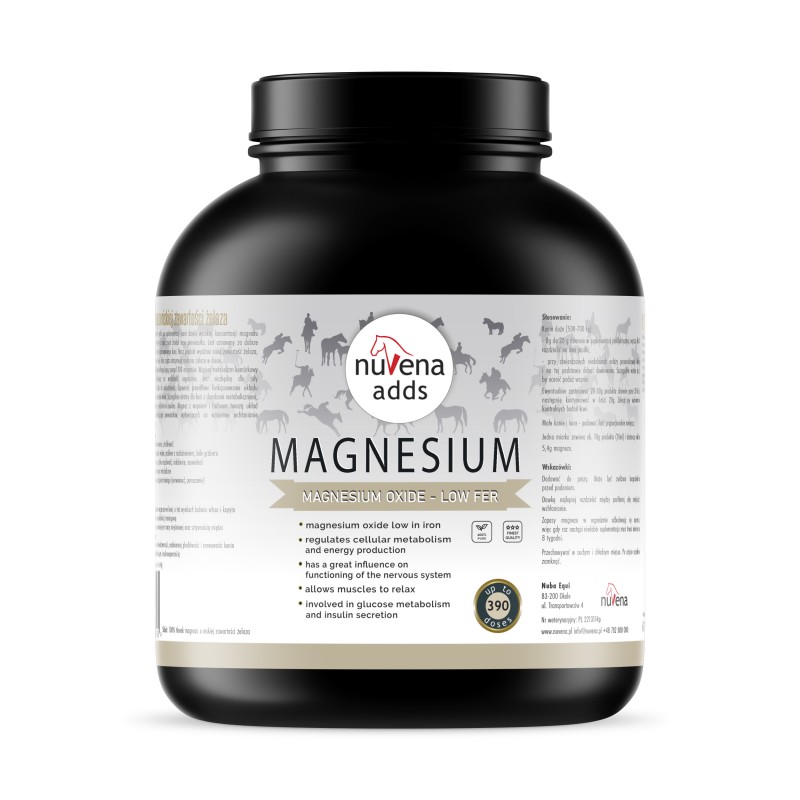 NuVena Magnesium Low Fer 6000g magnez dla koni (Nuba Equi)