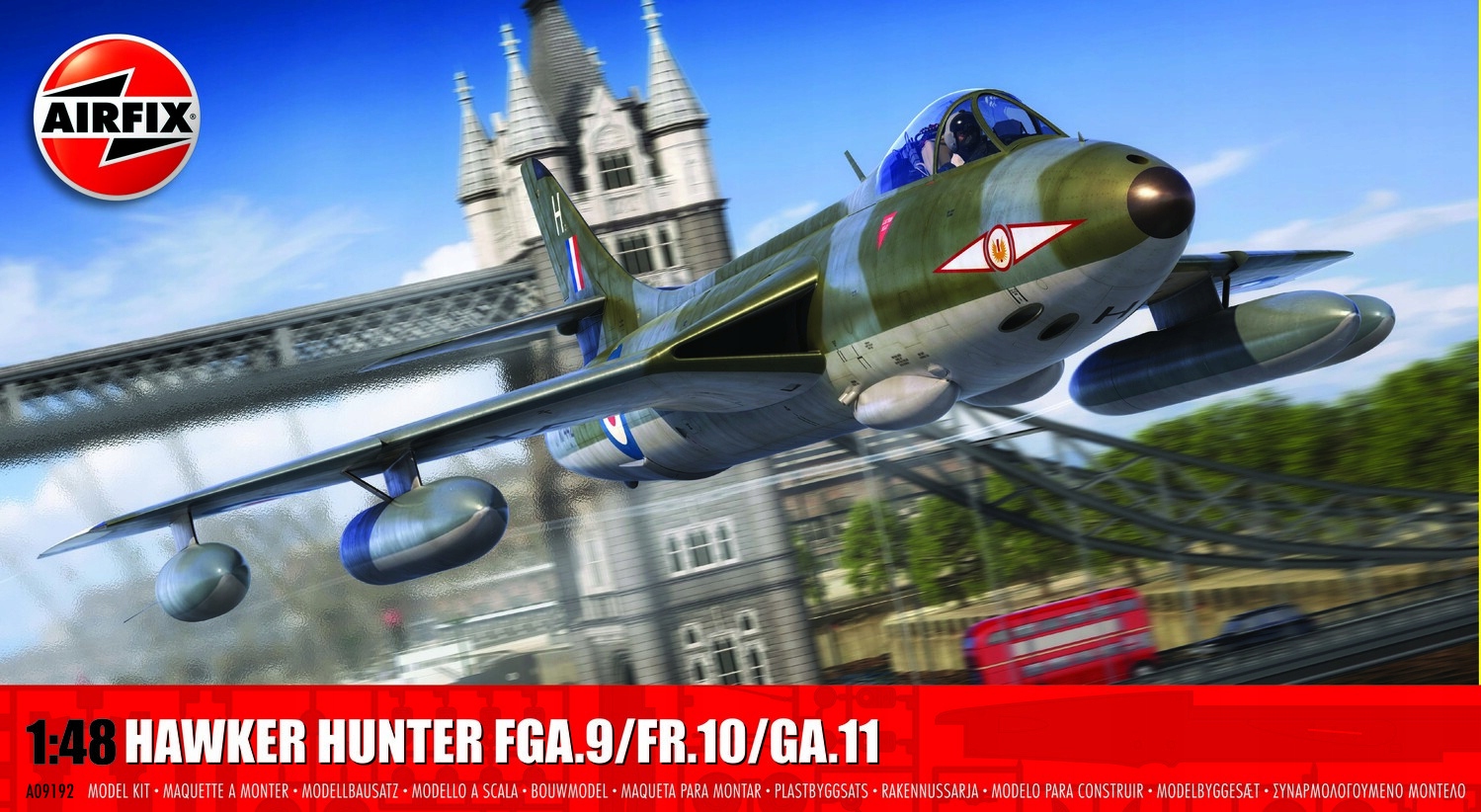 Airfix 09192 Hawker Hunter FGA.9/FR.10/GA.11 1:48