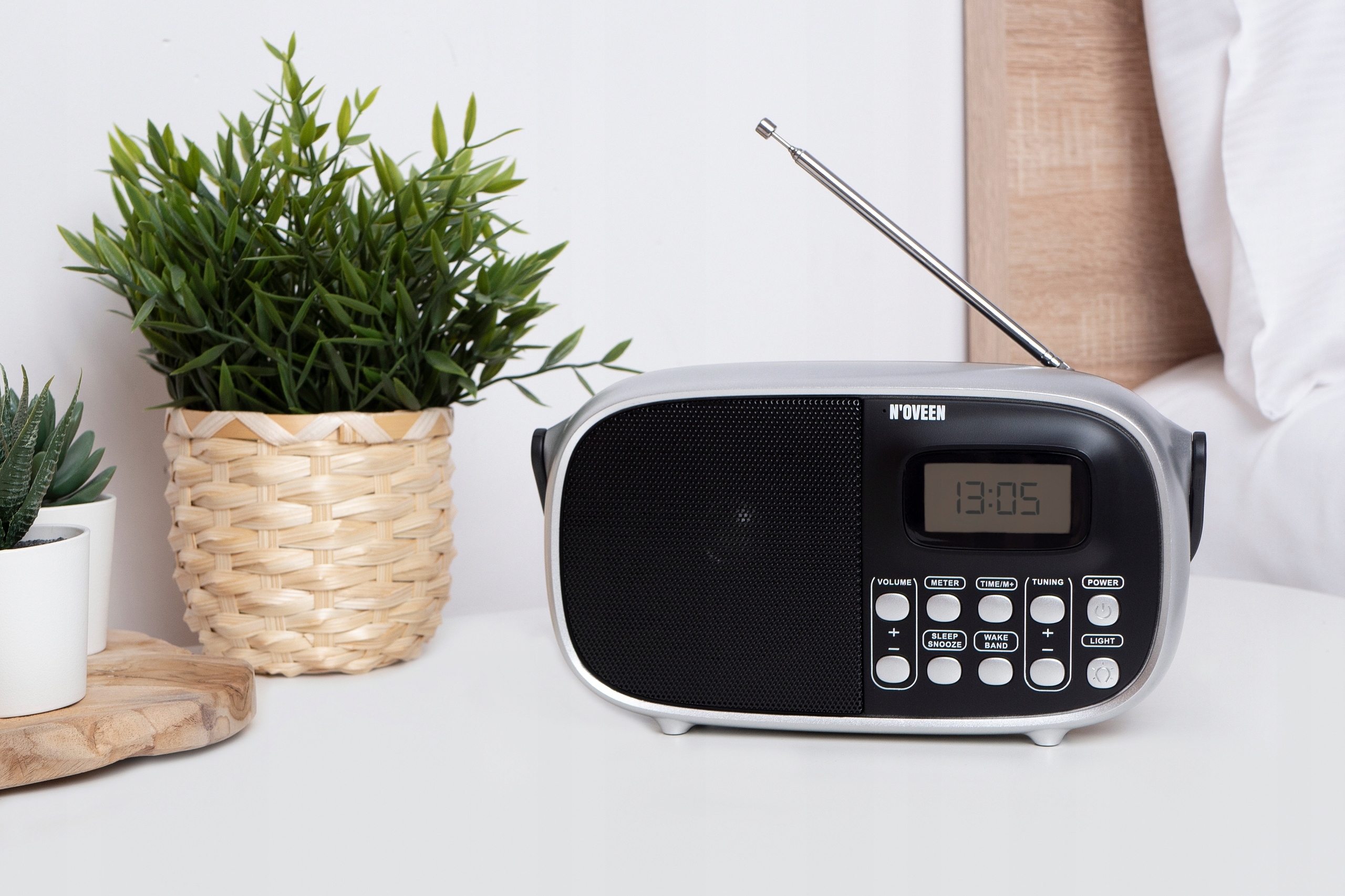 RADIO KUCHENNE SIECIOWE RETRO ZEGAR BUDZIK FM/ AM Kod producenta PR850