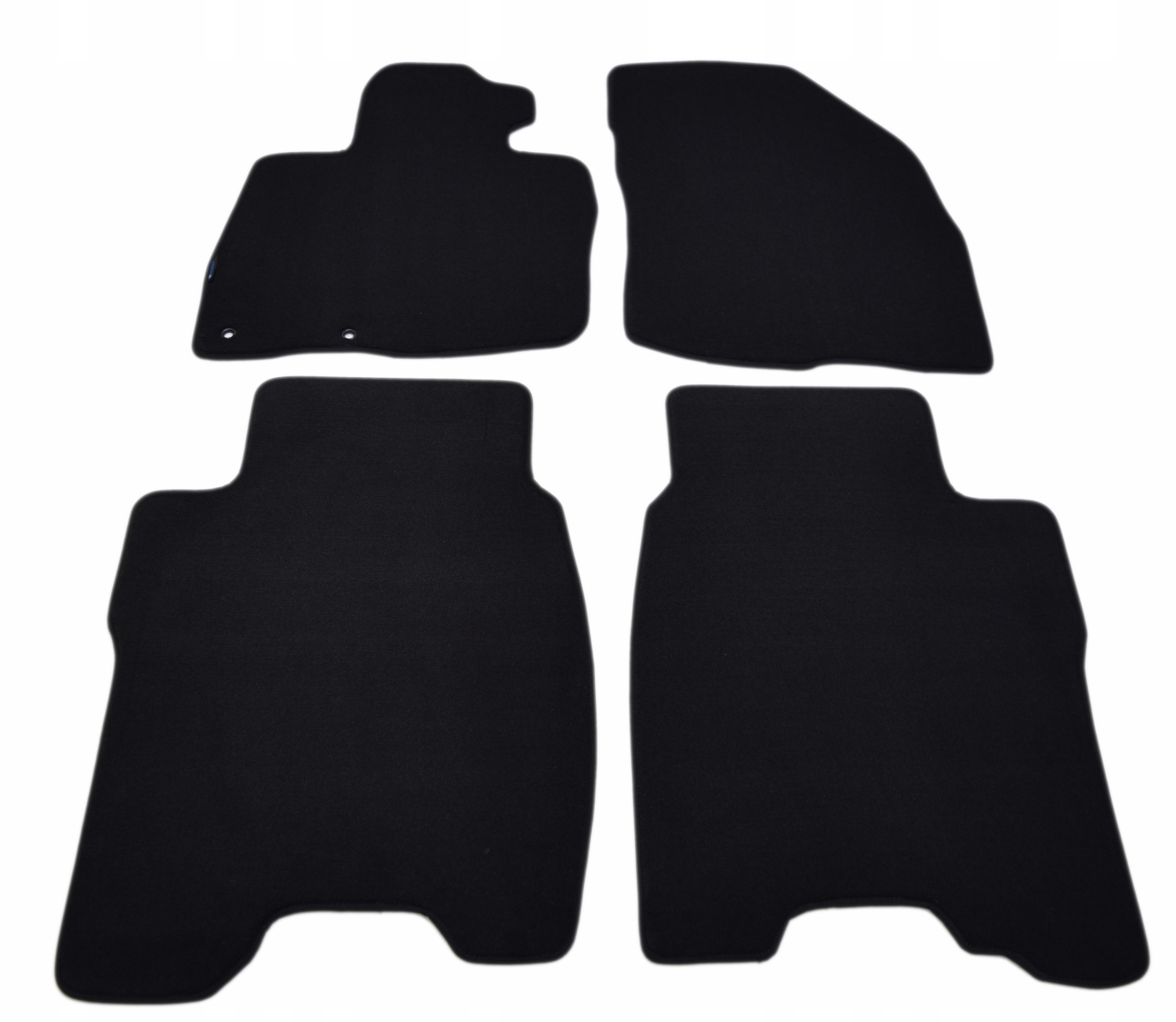 Černé velurové koberce Diamond, Lamówka Honda Civic VIII 3d 2006-2008