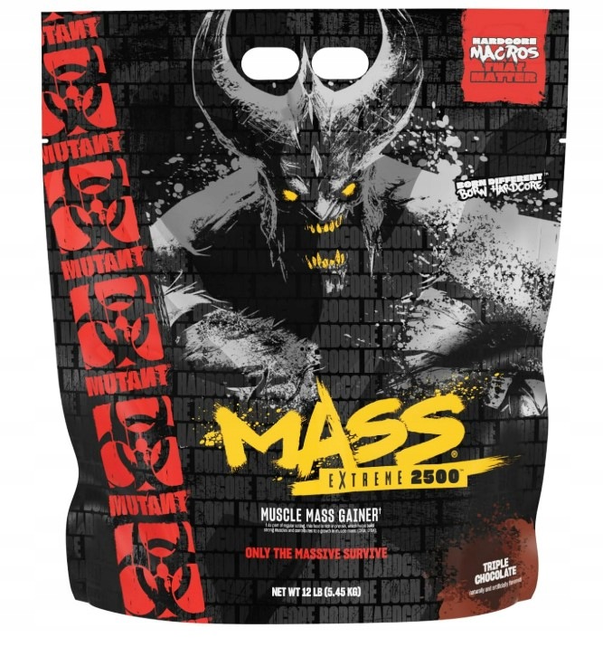 Mutant Mass Extreme 2500 Gainer Triple Chocolate Powder 5450g