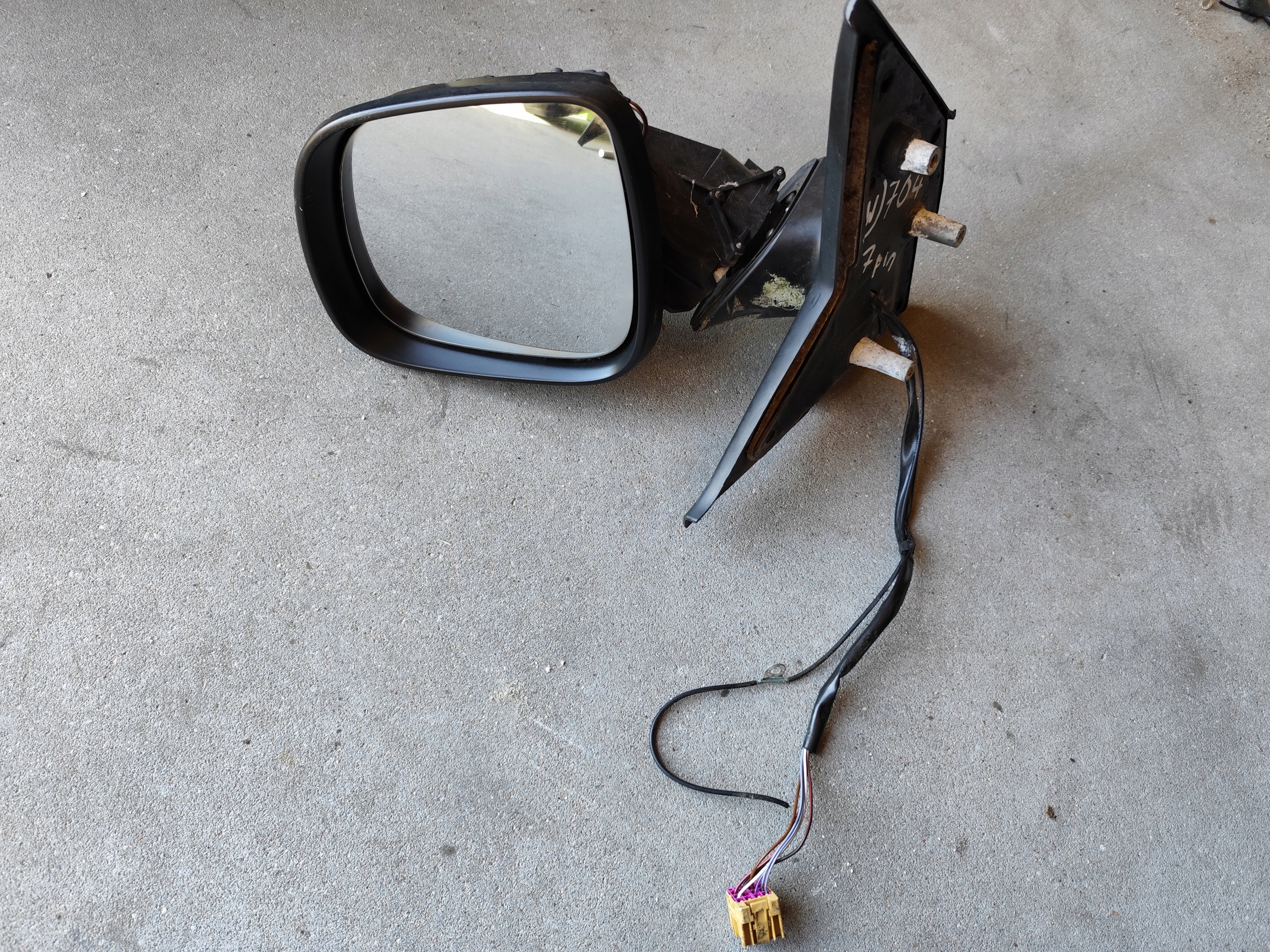 mirror VW T5 LIFT left driver´s 7 pin does not have obudowy