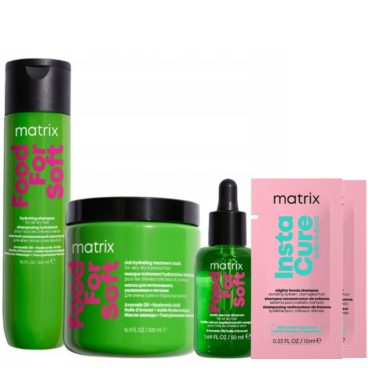 Matrix Food For Soft šampon maska olej na suché vlasy Dárek