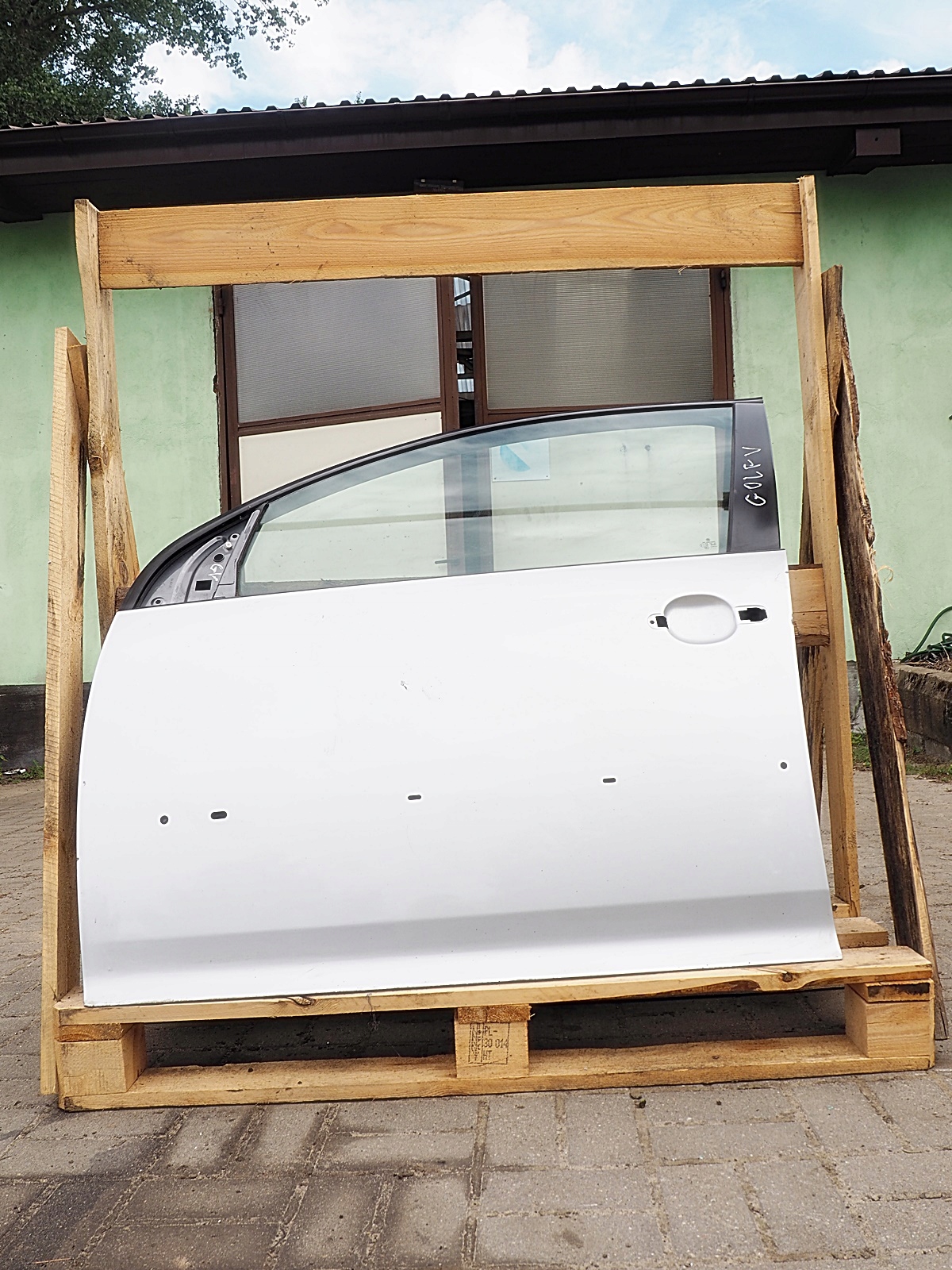 GOLF V 5 PŁAT DRZWI LEWE PRZÓD PRZEDNIE BEZ RDZY