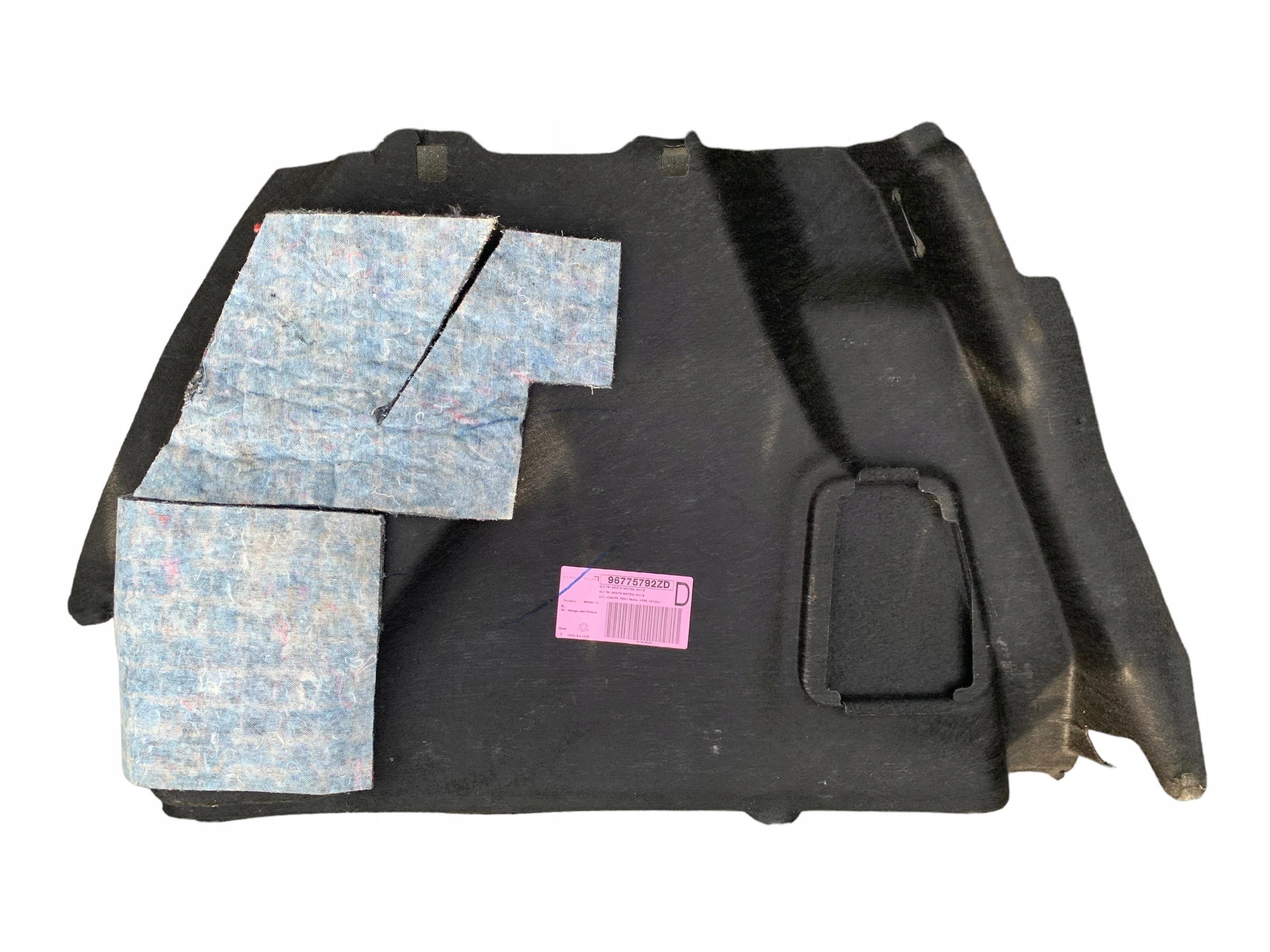 side upholstery boot right right rear part PEUGEOT 308 II T9HB HATCHBACK