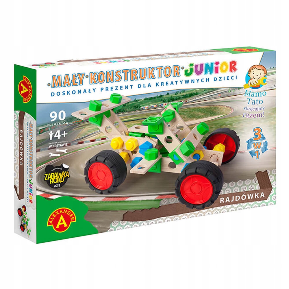 

Mały Konstruktor Junior 3W1 Rajdówka Kreatywny