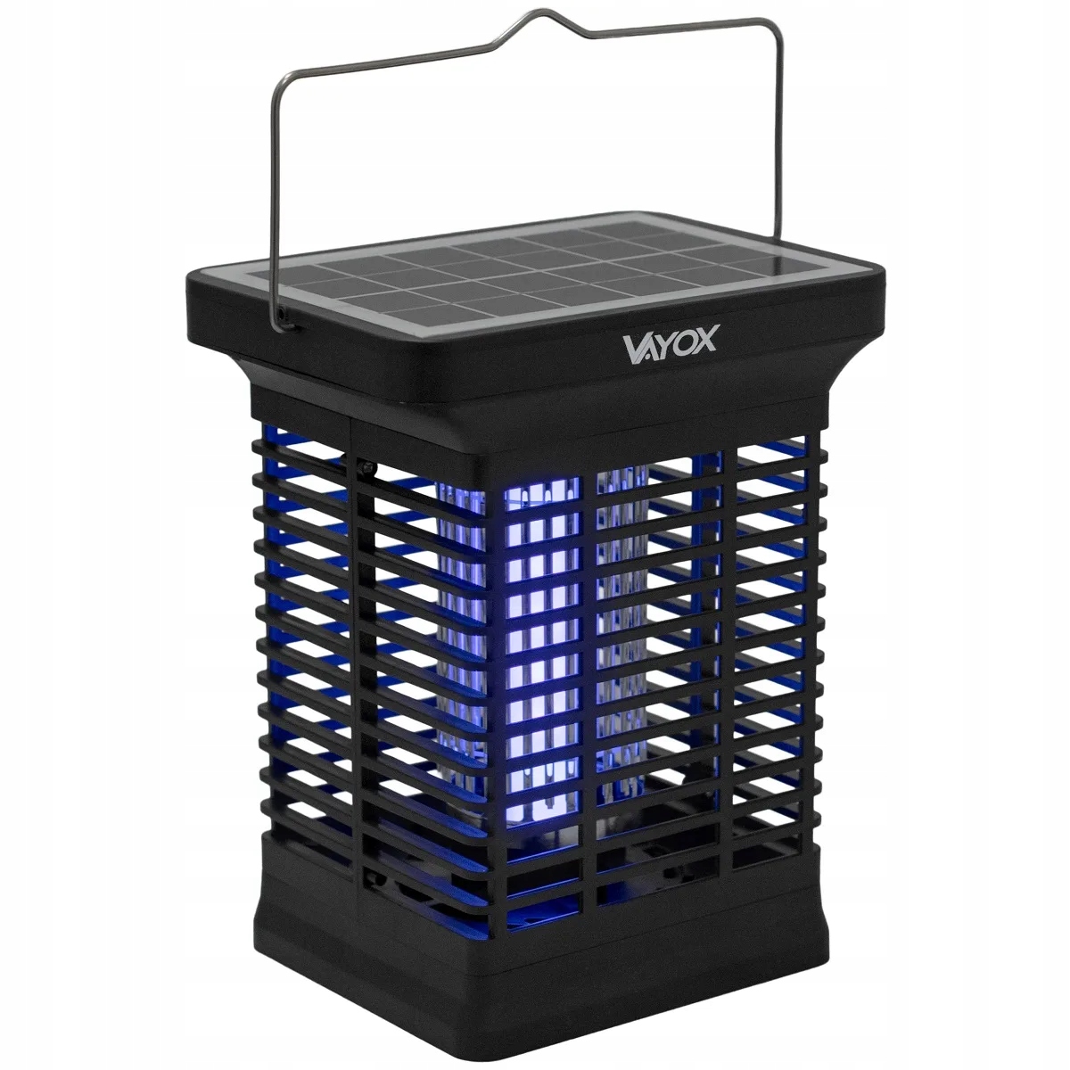 Insekticidní lampa Solární elektrická past 2v1 3W na mouchy a komáry Vayox