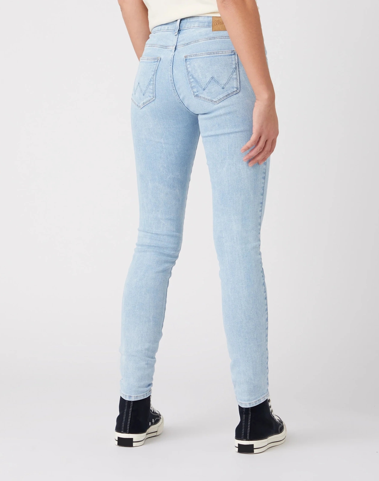 Dámské džínové úzké nohavice kalhoty Wrangler Skinny Let It Go W28K47Z30 24/30