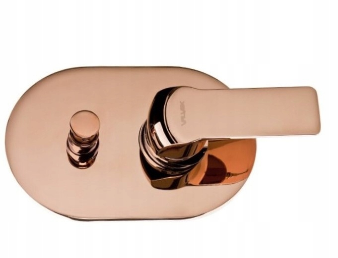 Bateria Wannowo-natryskowa Podtynkowa Aurora Rose Gold Różowe Złoto Pvd