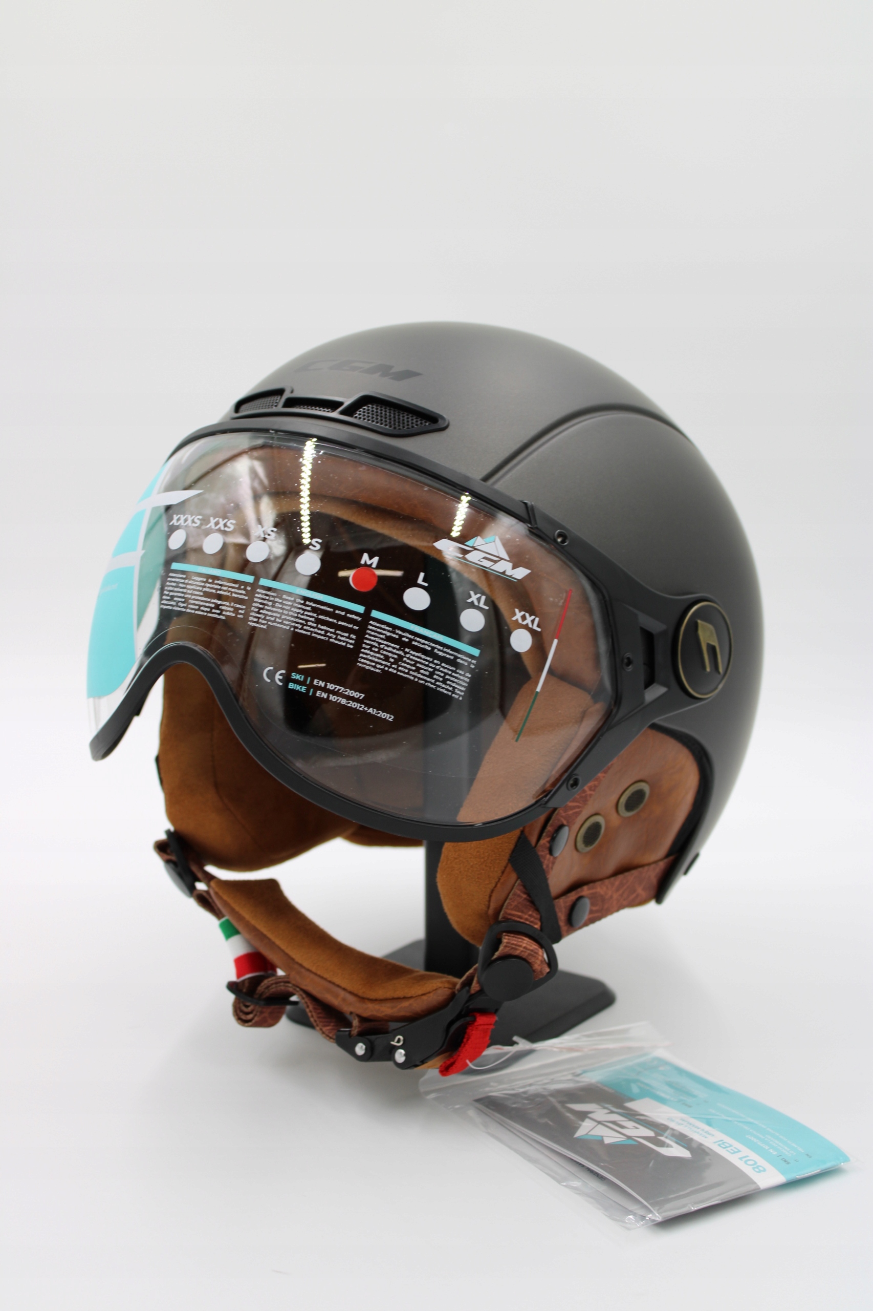 Велосипедний шолом CGM VINTAGE NERO р. M