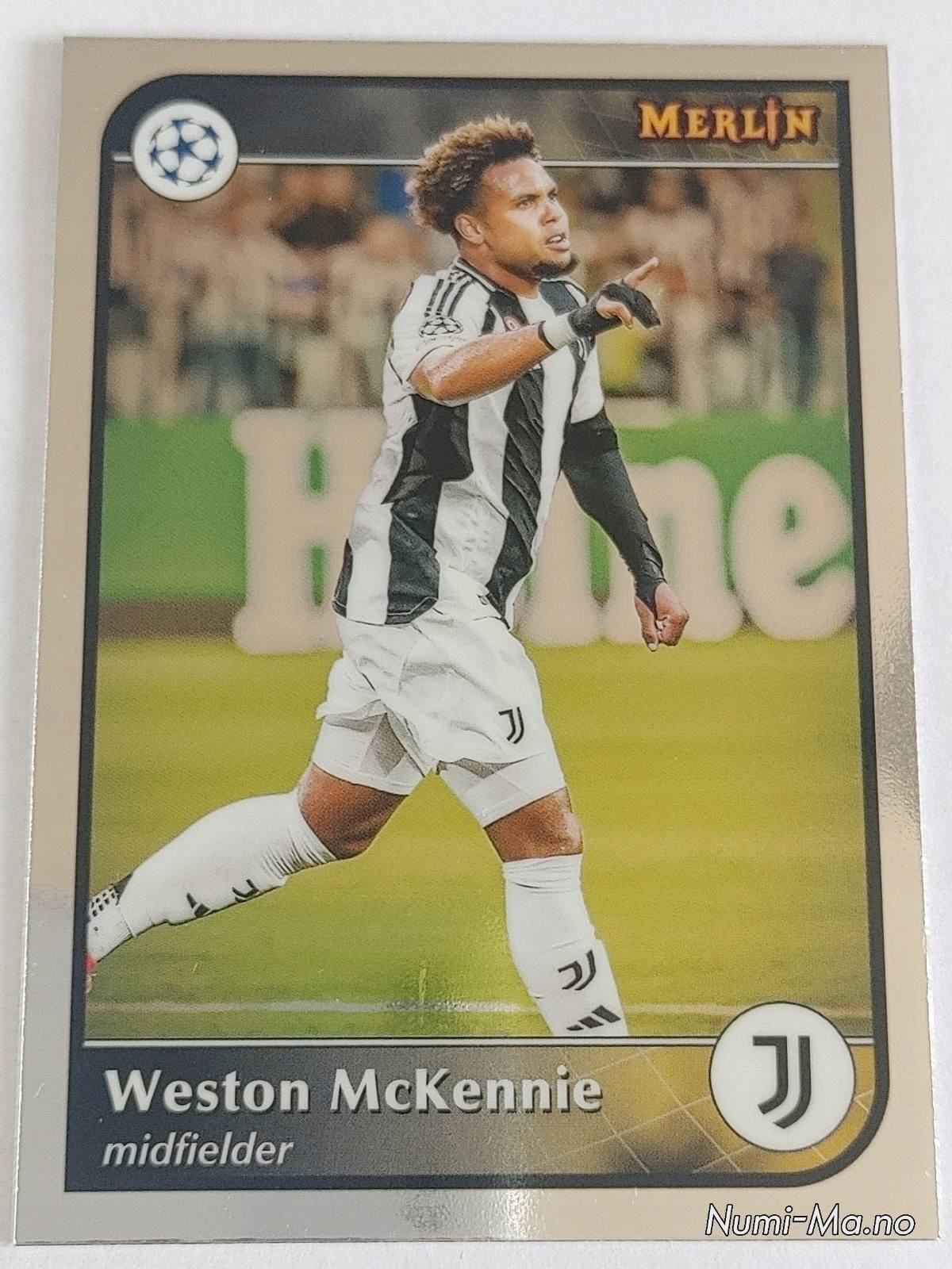 Topps Chrome Merlin 2025 N175 Weston MC Kennie Juventus 5247