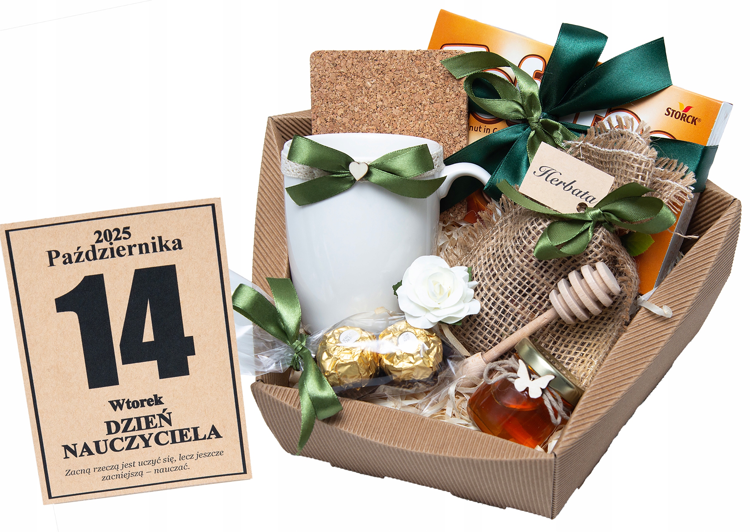 Na Dzień Nauczyciela Dla Wychowawczyni Kosz Prezentowy Box
