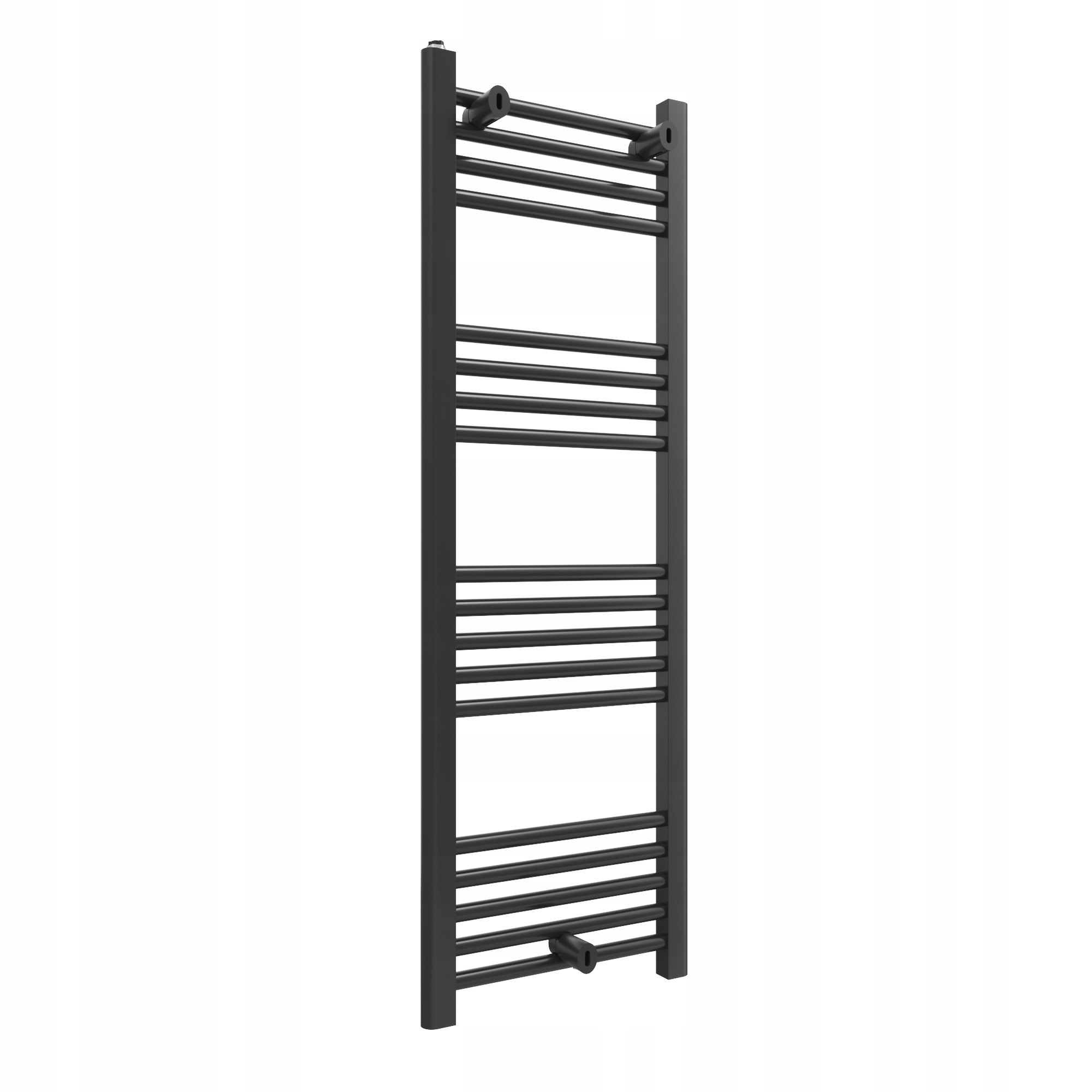 Kúpeľňový Rebríkový Ohrievač 40/120 cm Čierny Kaloryfer Moderný Puerto