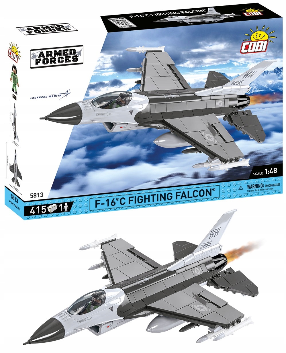 

Klocki Cobi 5813 F-16C Samolot Fighting Falcon