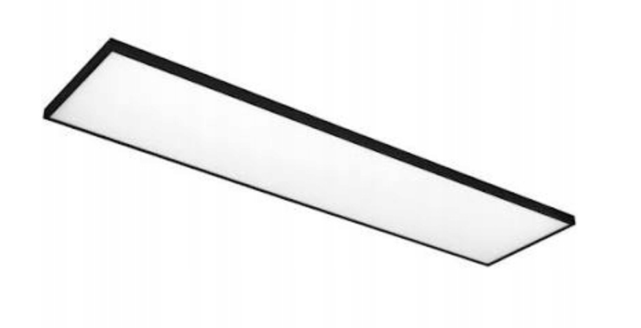 Nástěnná lampa stropní svítidlo 120x30 40W neutrální černá