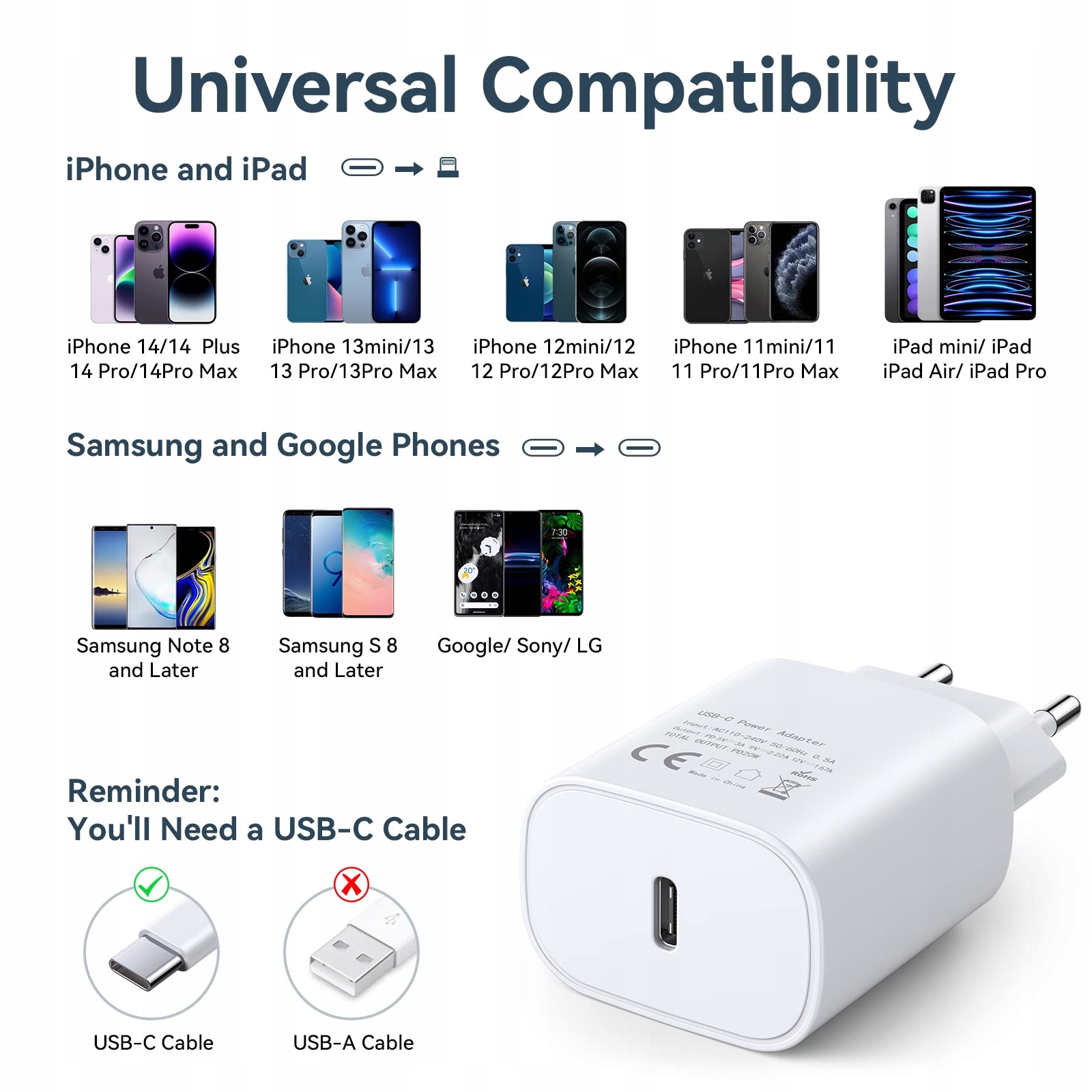 APPLE Ładowarka iPhone i Kabel Lightning MFi Certyfikowane — miniatura 7
