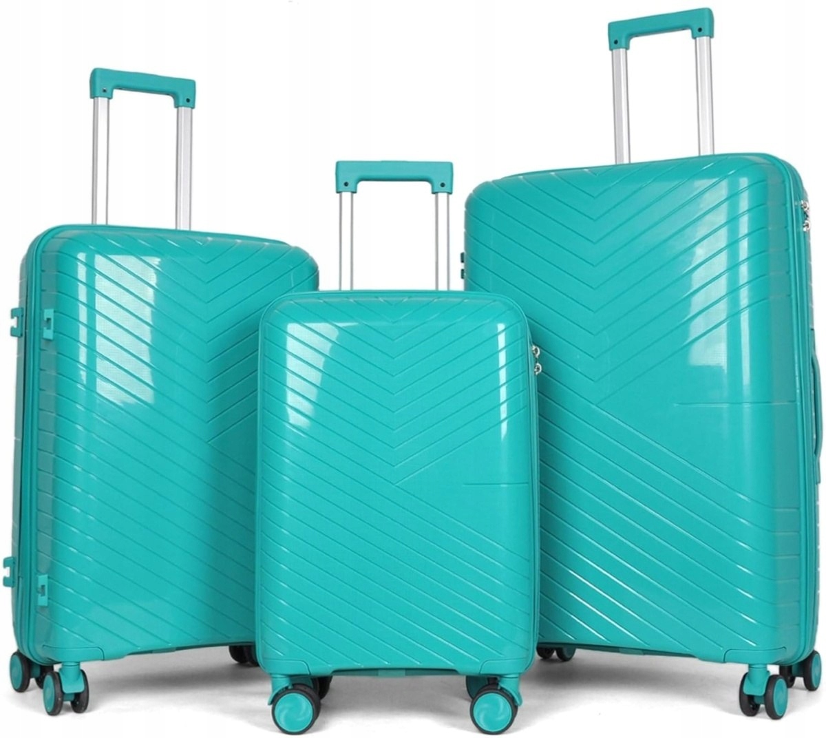 Sada cestovních kufrů Berwin 3 ks XL L M tvrdé kufry na kolečkách Ts