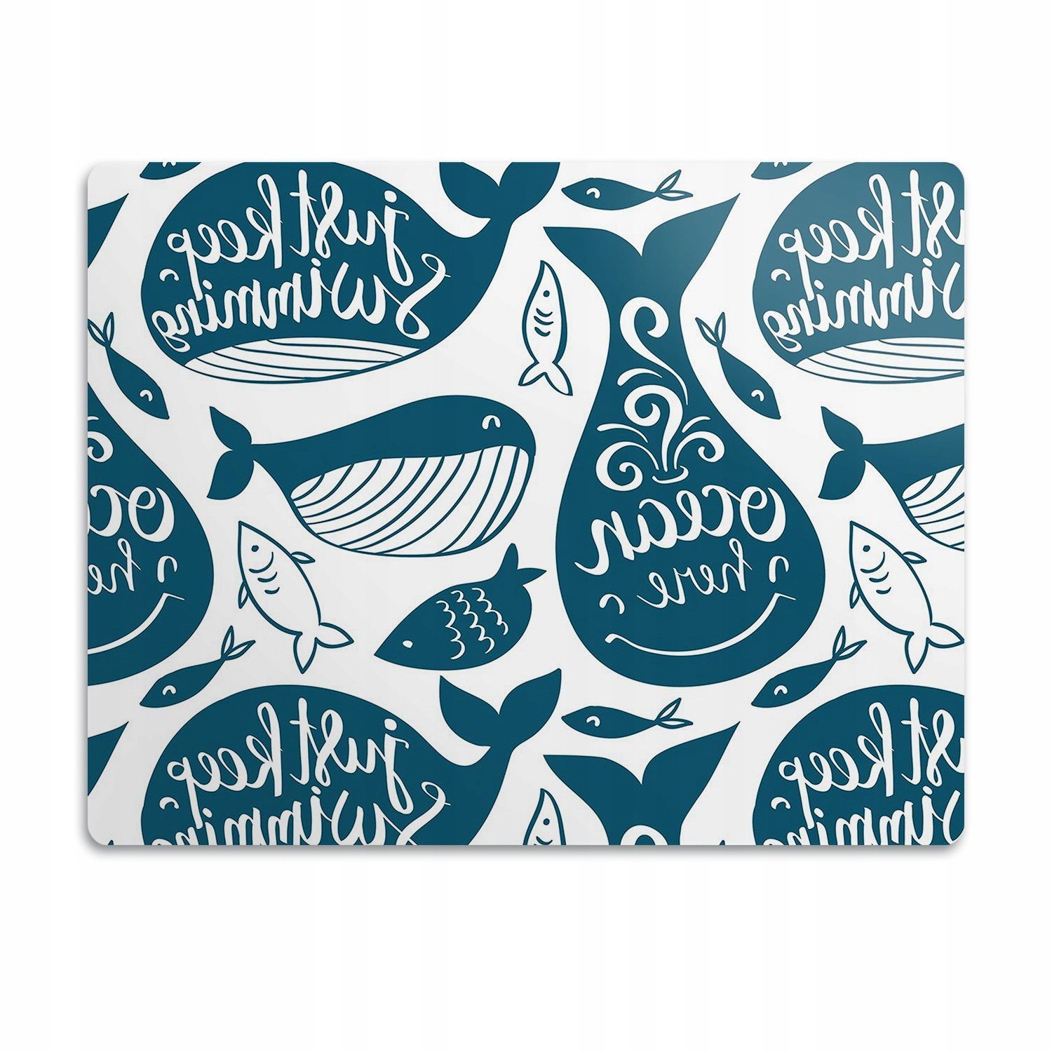 Levně Ochranná podložka pro kočky psa Velryby 60x40 cm