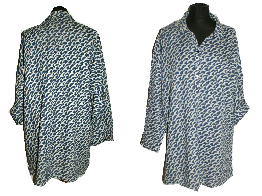 Seasalt Cornwall koszula damska morze mewy plażowa tunika 48