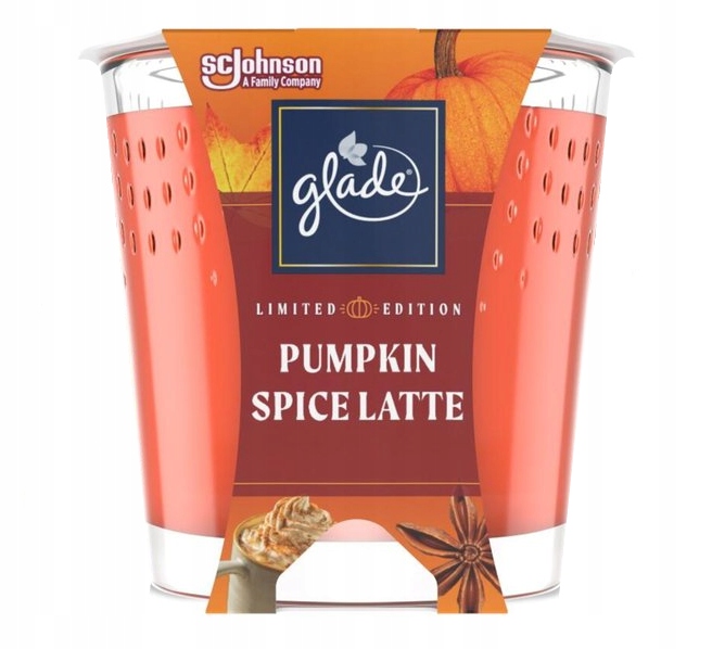 

Glade Pumpkin Spice Latte świeca zapachowa 129g