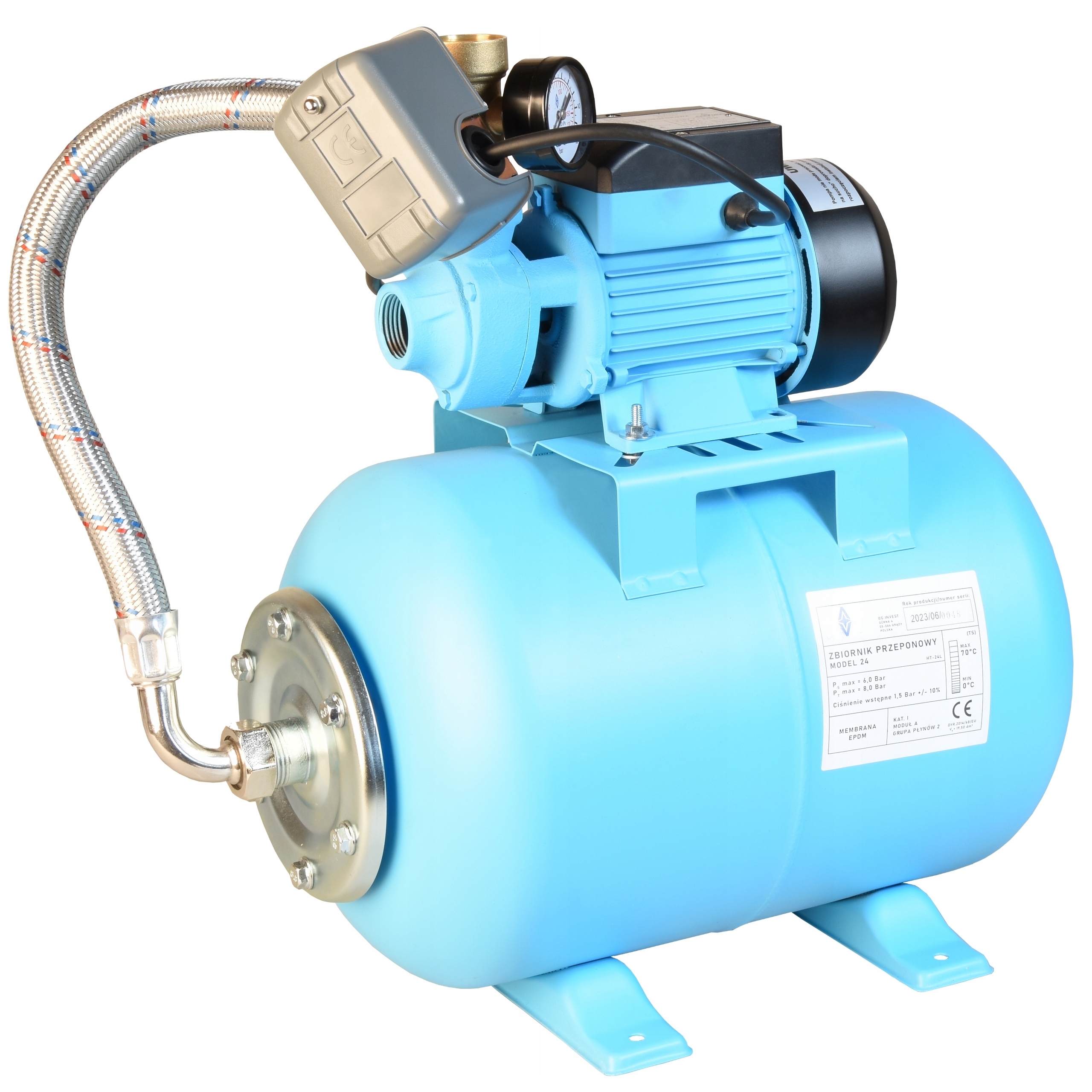 Hydroforová Súprava Na Vodu Aluvra Aqb 60 24L Hydroforová súprava 2100 l/h370 W