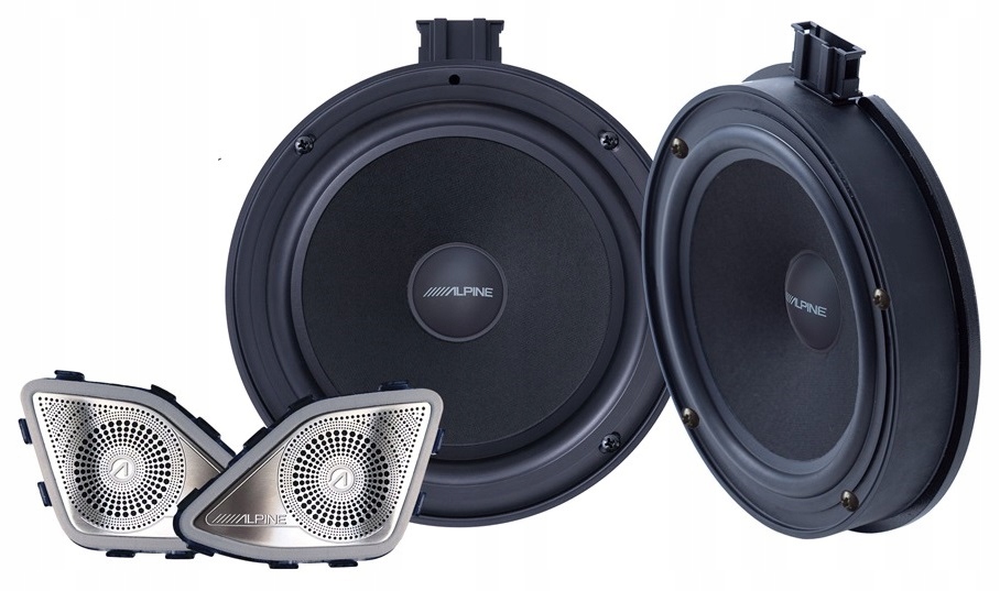 Sada reproduktorů do auta 165 mm dvoupásmové Sytem Alpine Volkswagen Rms 45W