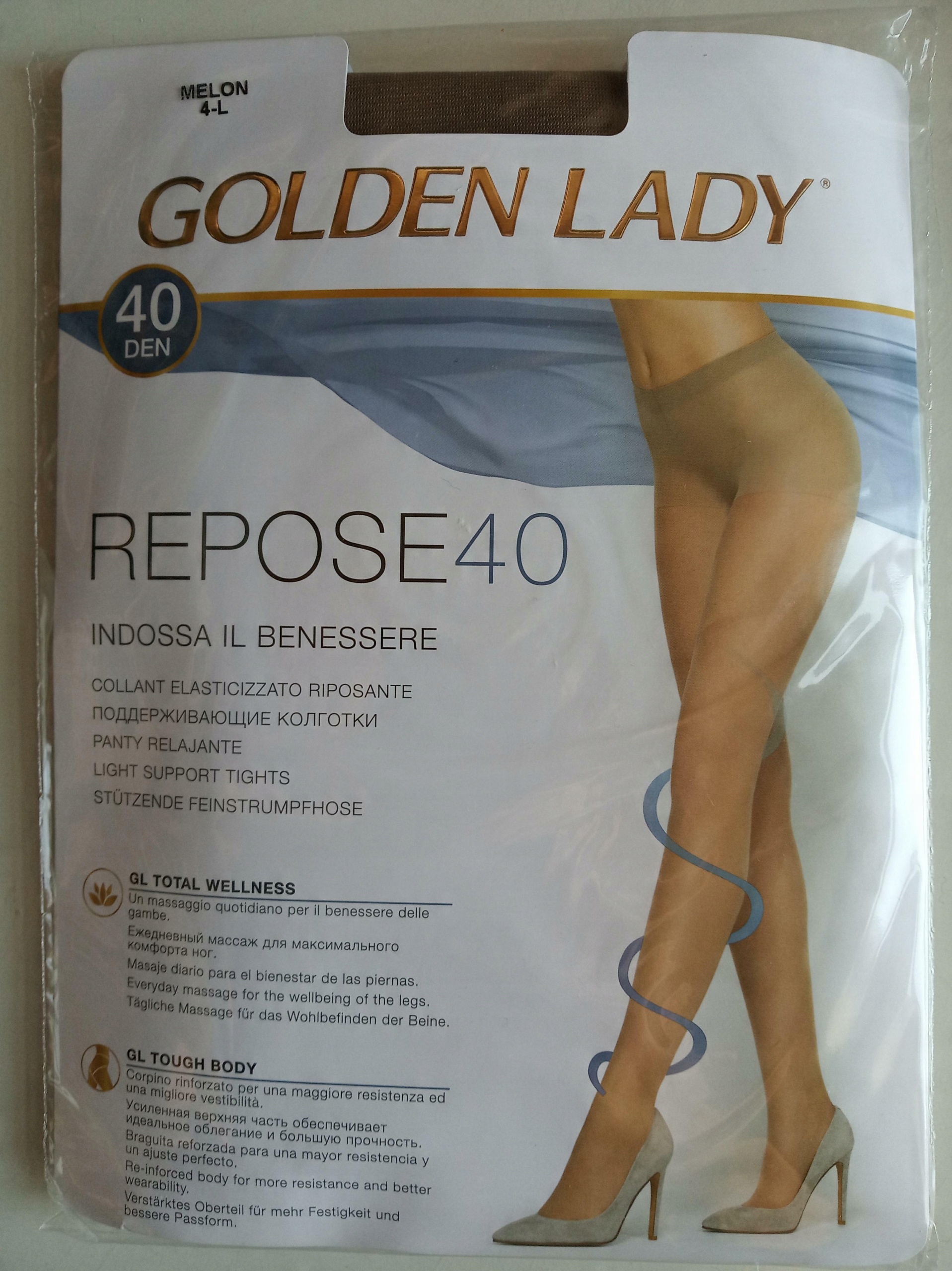 

Golden Lady Rajstopy Repose 40 dam. melon 4-L