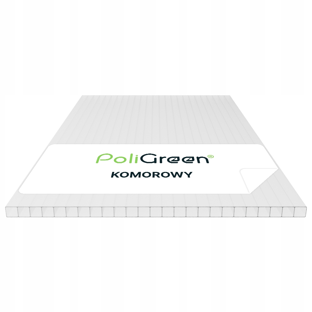 Komorový polykarbonát 4000x1050, mléčný 8 mm na míru