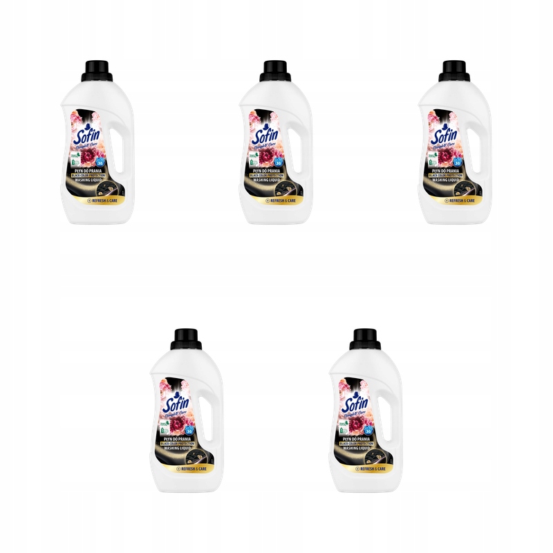 Sofin Complete Care tekutý prací prostředek na černé prádlo 1,5 l X5