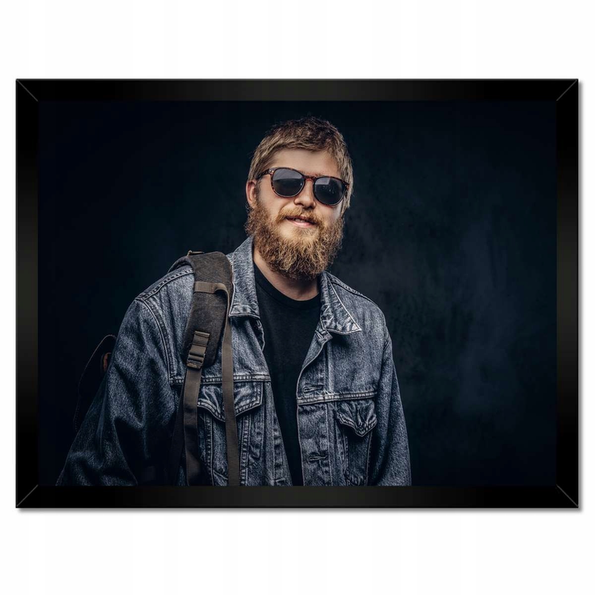 Plakáty v rámu 40x30 Usměvavý Hipster