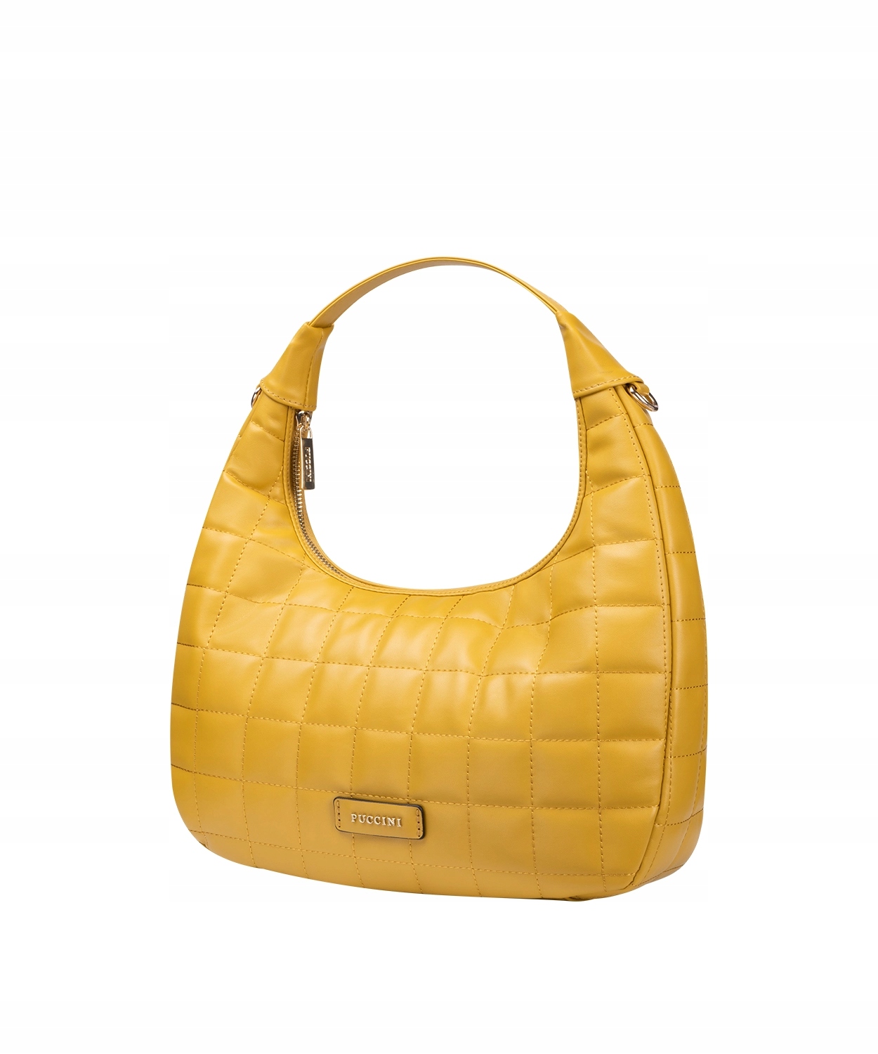 Dámská nákupní taška Crossbody Malá prošívaná Puccini Žlutá BK1231163M