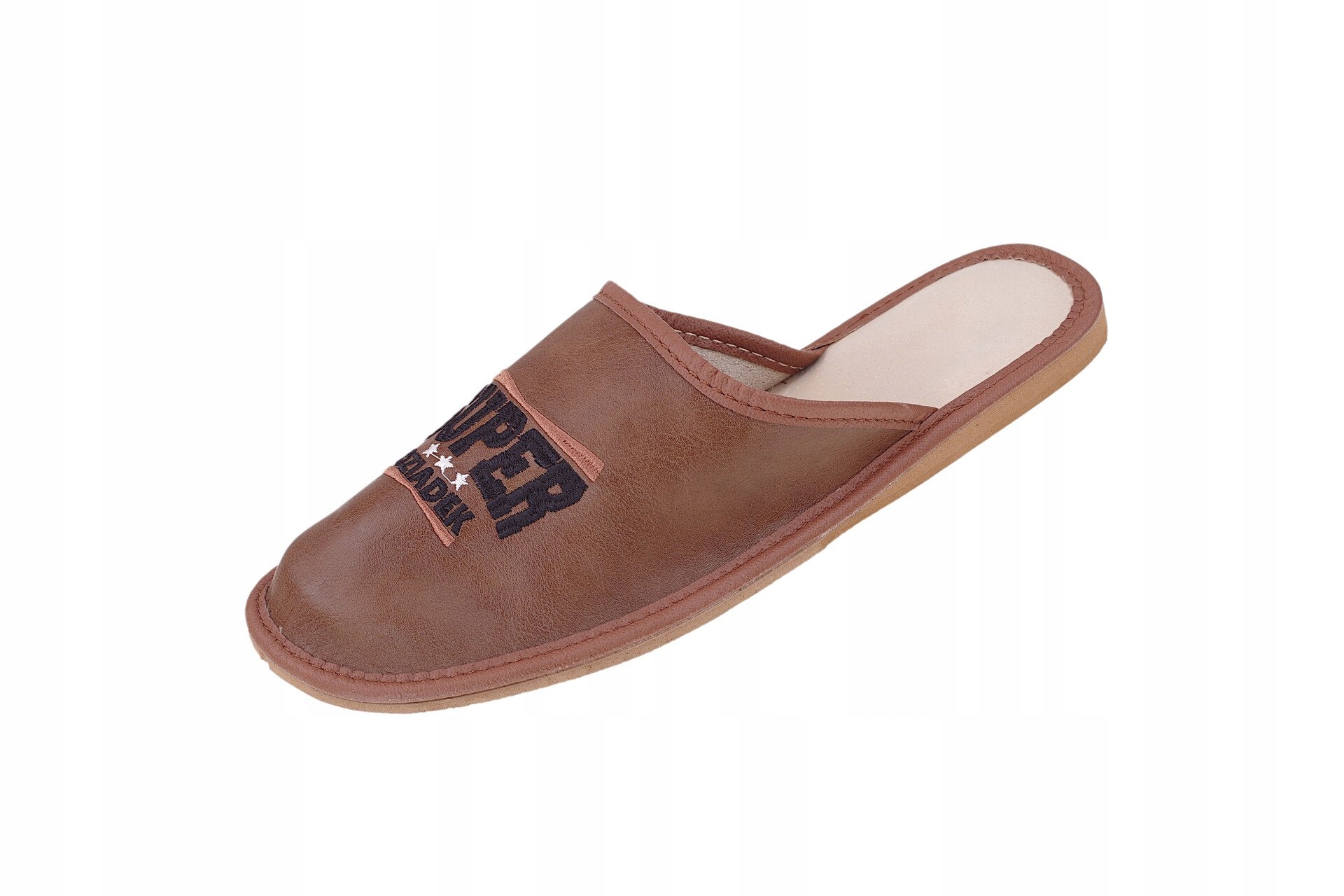 

Kapcie skórzane pantofle dziadka Super Dziadek 42