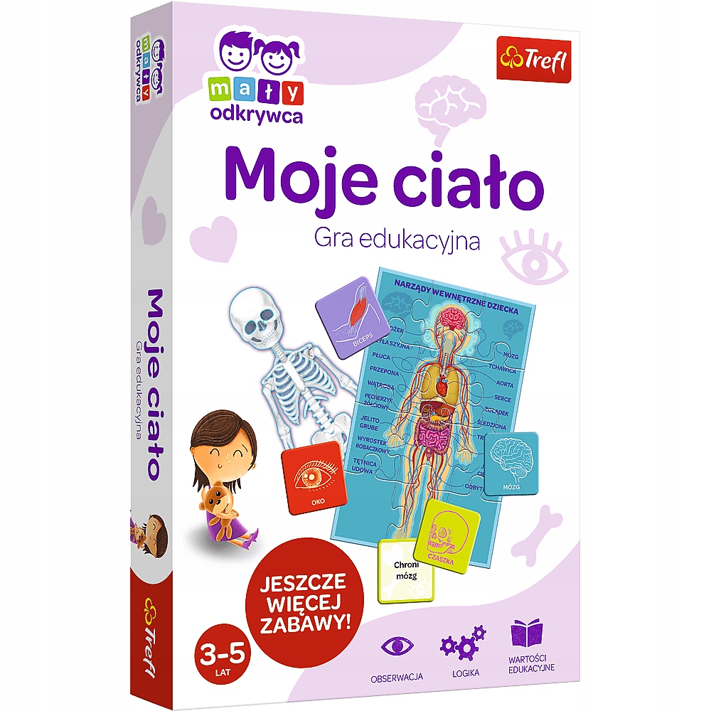 

Gra Edukacyjna Rodzinna Moje Ciało 3+ Trefl