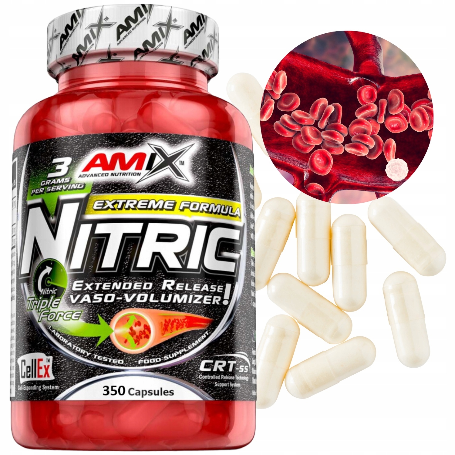 Aakg Citrulinová pumpa Masa Síla Odolnost 350