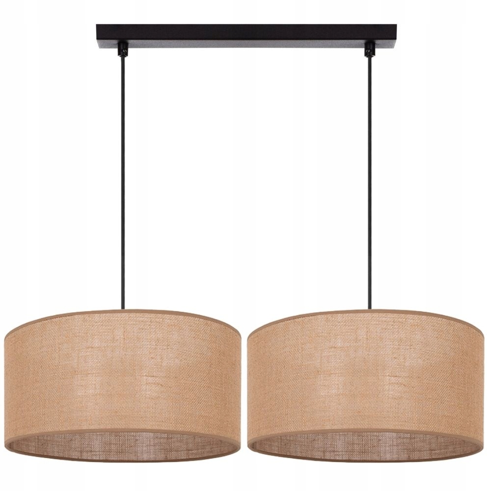 BOHO LAMPA WISZĄCA SUFITOWA ABAŻUR JUTOWA JUTA Marka Moonlight