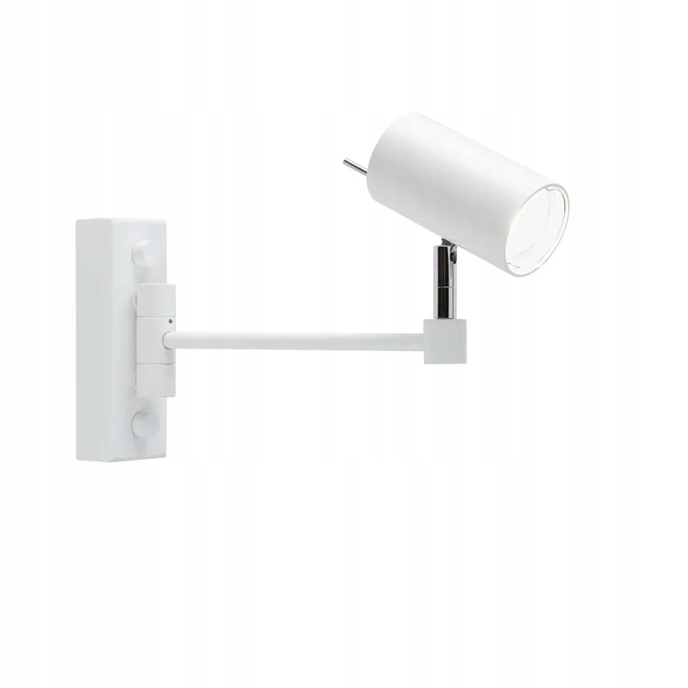 Nástenné svietidlo Shilo Fussa biele 10W 1xGU10 pohyblivé