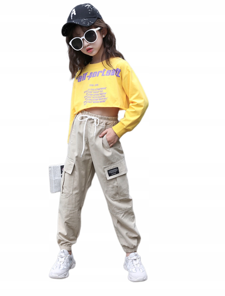 SPODNIE DZIEWCZĘCE MODNE BOJÓWKInull Wiek dziecka 5 lat +