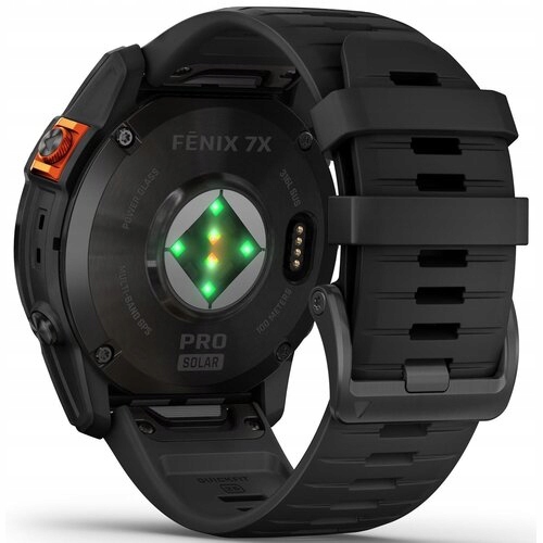Smartwatch Garmin Fenix 7X Pro Solar czarny Kolor czarny