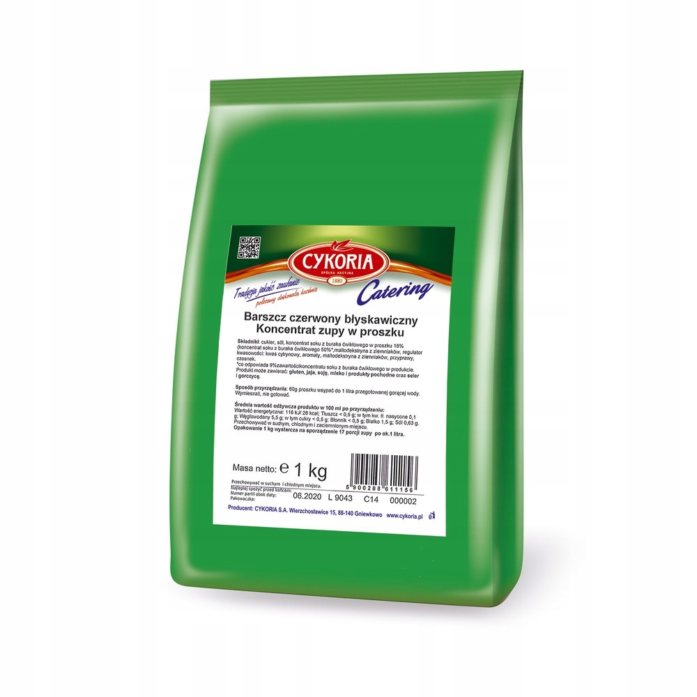 Levně 2x Červený boršč instantní Cykoria 1 kg