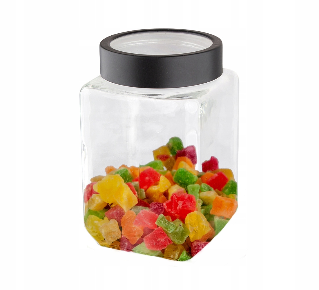 

Pojemnik Szklany Na Żywność 700 ml Słoik Ozdobny