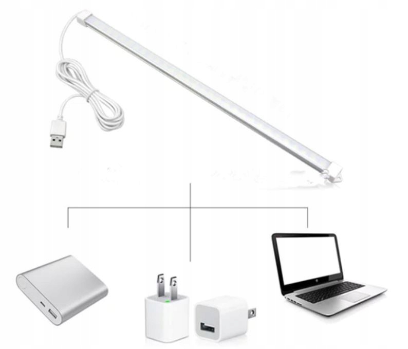 

Listwa Led Lampka Usb Przewód Włącznik 5V 5W