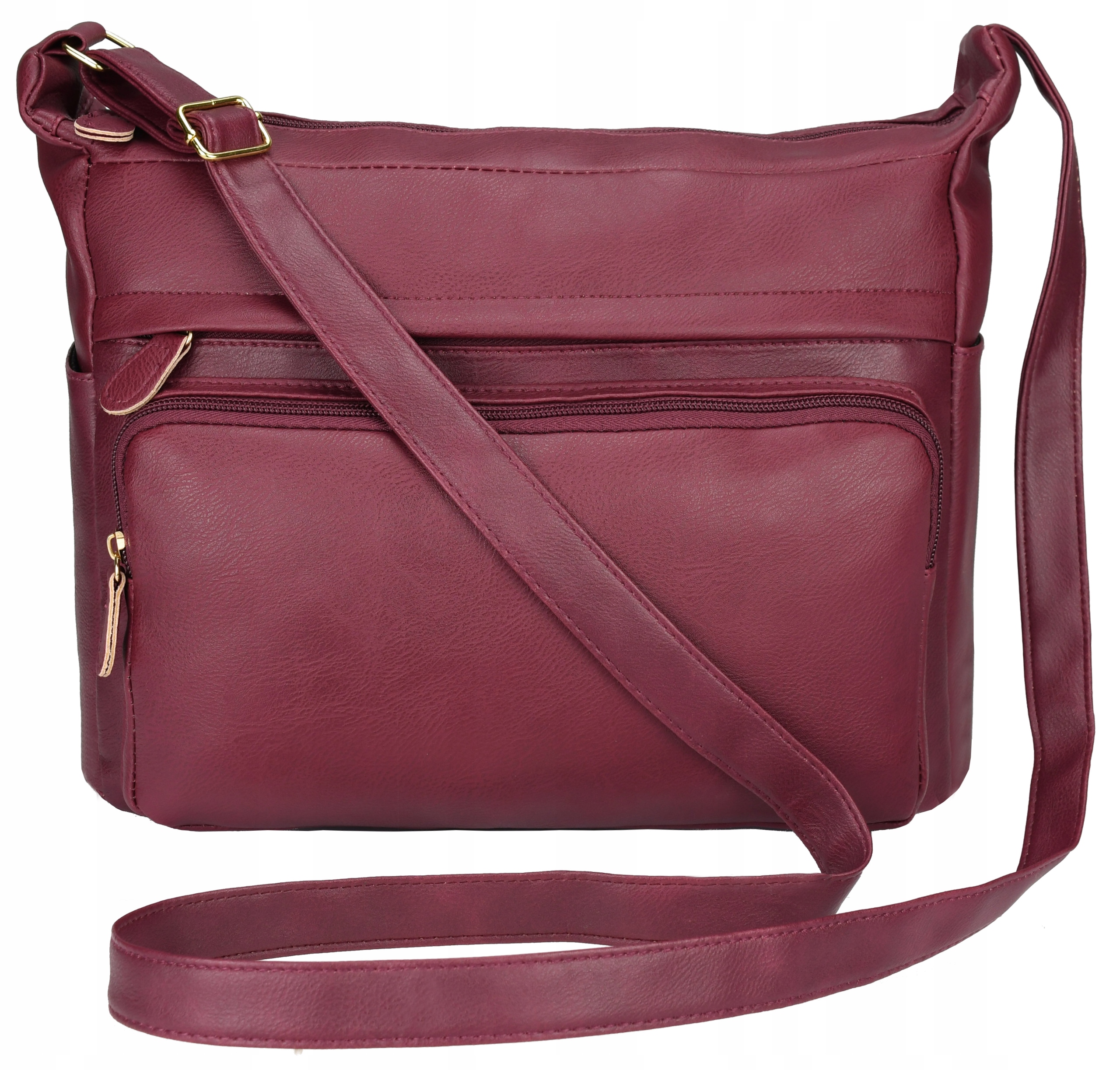 Torebka Damska POJEMNA TORBA LISTONOSZKA 2 KOMORY A4 TOREBKI DAMSKIE FB323