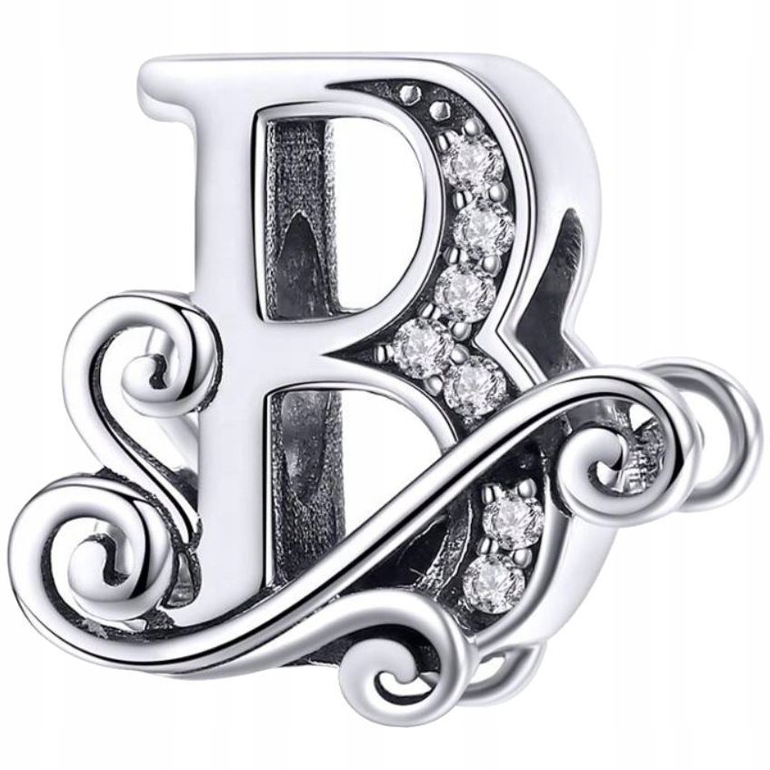 

Charms do Pandora Literka B srebro 925 koralik